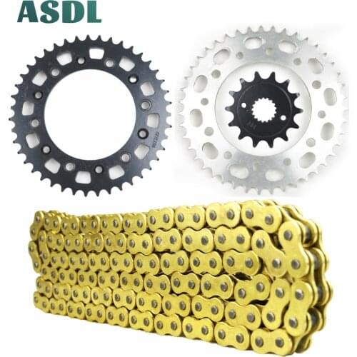 520 14T 43T Motorcycle Transmission Chain and front rear sprocket set for HONDA XR400 XR 400 1996 1997 1998 1999 2000 2001- 2004