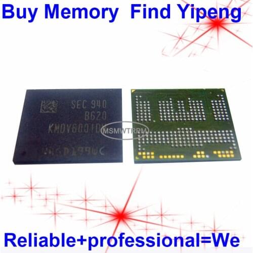 KMDV6001DM-B620 BGA254Ball EMCP 128+32 128GB Mobilephone Memory New original and Second-hand Soldered Balls Tested OK