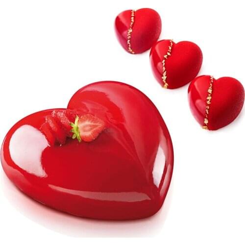 Heart Shaped Cake Mold Silicone Mousse Mold Chocolate Molds Cake Mousse Baking Moulds Cake Decorating Tool