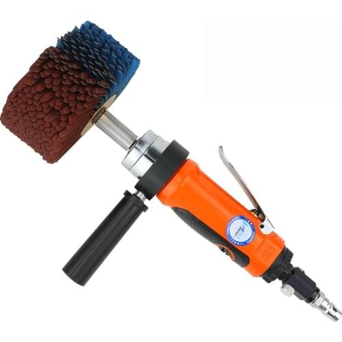 BM-BL6 4000RPM Pneumatic Jackfruit shaped Grinding Machine Sander Woodworking Groove Line Polishing Machine 60x118MM Wheel Y