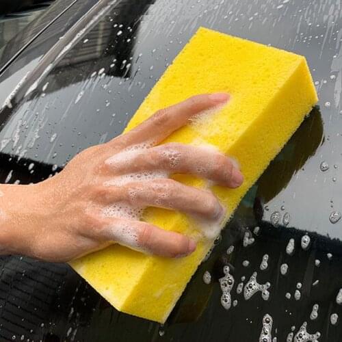 Car Washing Foam Sponges High Density Waxing Sponge Non-Scratch for Glass Car Dish Bathroom Cooktop Household Parts