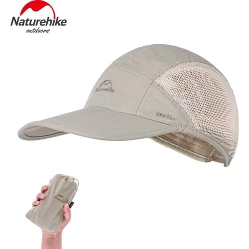 Naturehike Men Women Folding Climbing Peaked Cap Baseball Cap Outdoor Breathable Camping Hiking Quick Drying Trekking Sun Hat