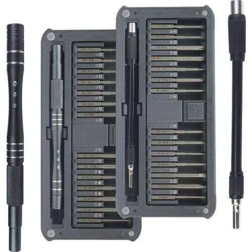 Ketotek 30 in 1 Mini Screwdriver Kit Hand Tools Torn Bit Set DIY Magnetic Screw Driver Repair Tools Aluminum Alloy Handle