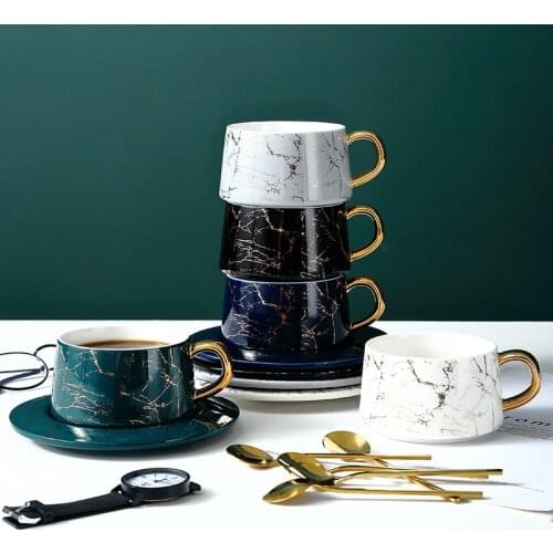 MT Nordic Ins Ceramic Coffee Cup Dish Tea Set Mug Set Business Gift with Spoon Cups Coffee Cup Coffee Mug Mugs Coffee Cups