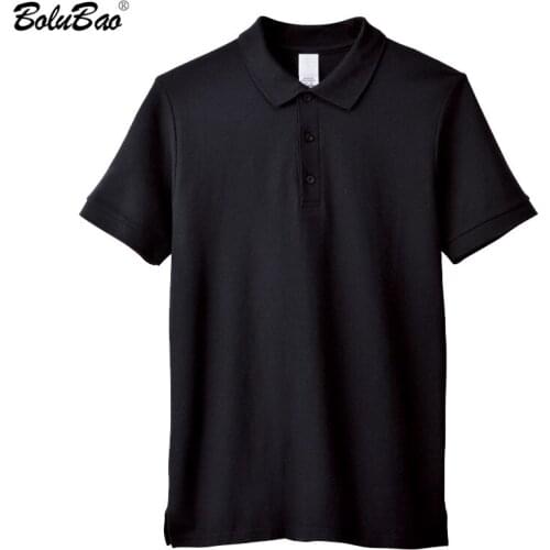 BOLUBAO Brand Men Lapel Polo Shirt Mens Solid Color Casual Polo Shirts Male Fashion Short Sleeve Polo Shirt Tops