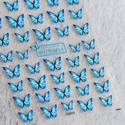 Butterfly Nail Decals Nail Art Decoration Sticker New Craft Sticker 5D Nail Art Sticker Ultra-thin nail art decorations