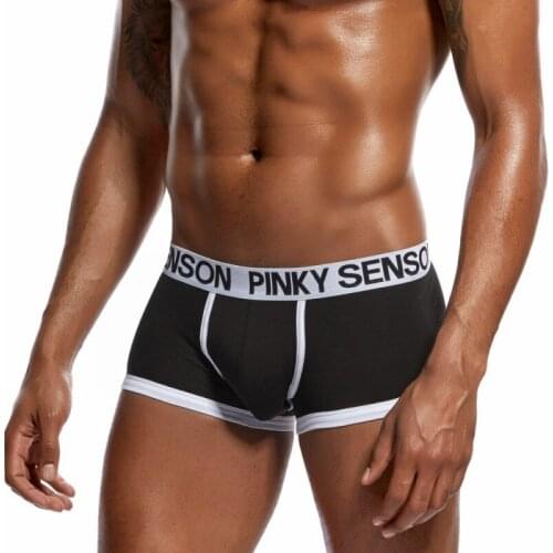 Mens Underwear cotton sexy men underwear Male Panties Mens Boxers Shorts boxers U convex pouch for gay