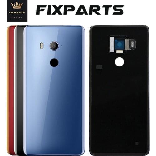 NEW ORIGINAL For HTC U11 EYES REAR BATTERY BACK DOOR GLASS COVER HOUSING WITH CAMERA LENS ADHESIVE FOR HTC U11 Plus BACK COVER