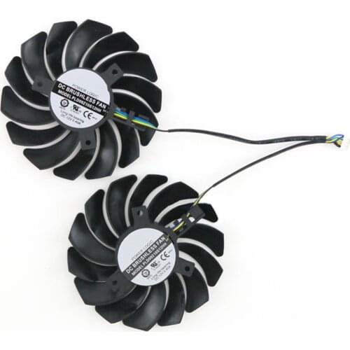 PLD09210S12HH Graphics Card Cooling Fan Replacement GPU Cards Fans for MSI GTX1660ti 1660 1650S GAMING/X Part
