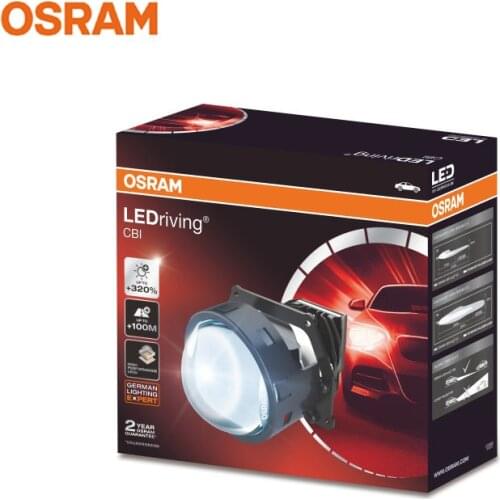 OSRAM LEDriving HL CBI Projectors Headlight Far And Near Integrated Dual Lens 6000K Cool White Light +320% Bright LEDPES105-BK