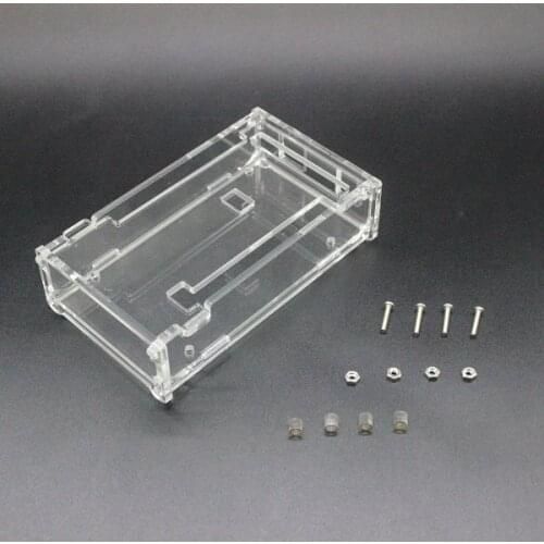 SUQ Enclosure Transparent Gloss Acrylic Box Compatible for arduino Mega 2560 R3 Case