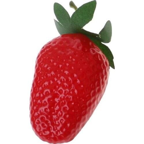 Lifelike Artificial Simulation Strawberry Fake Display Fruit Model House Kitchen Party Decorative