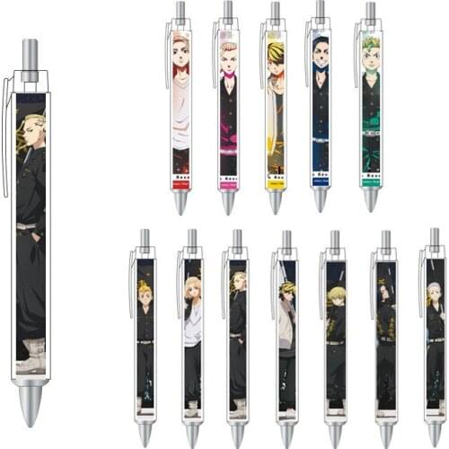 Anime Ballpoint Pens Tokyo Revengers Cute Student Pen Kawaii School Supplies Anime Kids School Office Study Supply Stationery