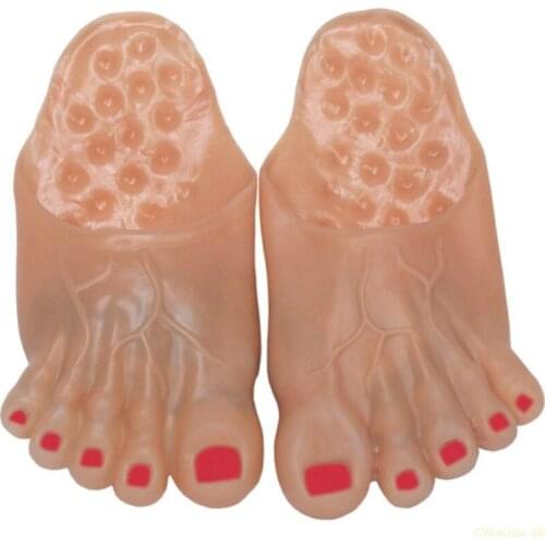 Ins Helloween Slippers Ghost Shoes Toe Slides Flats Party Funny Sandals Scary Green Christmas Costume Dress Accessories Unisex