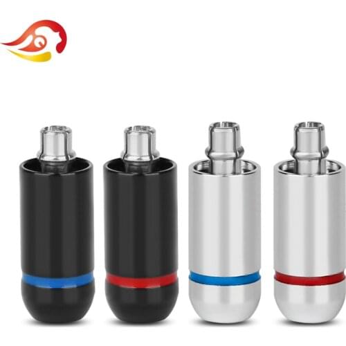 QYFANG 1 Pair Earphone Pin MMCX Plug Audio Jack Rhodium Plated DIY Custom Splice Adapter For SE535 UE900 UM60 ED5 T8I Headset