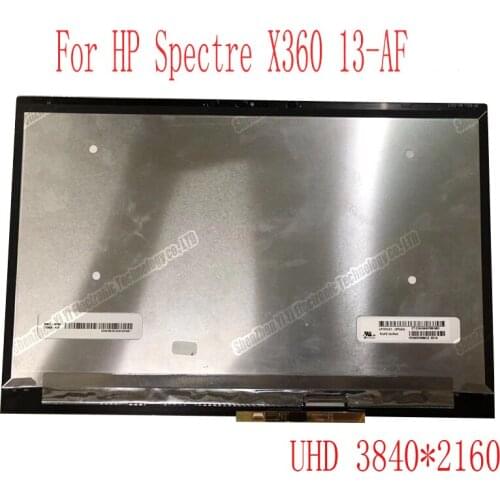 13.3" LCD screen Replacement for HP Spectre X360 13-AF Touch Digitizer Display Panel B133ZAN02.0 Assembly