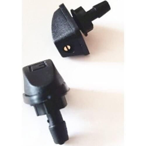 Universal 2pcs Car Windscreen Washer Jet Nozzles Fan for Skoda Octavia Fabia Rapid Superb Yeti Roomster