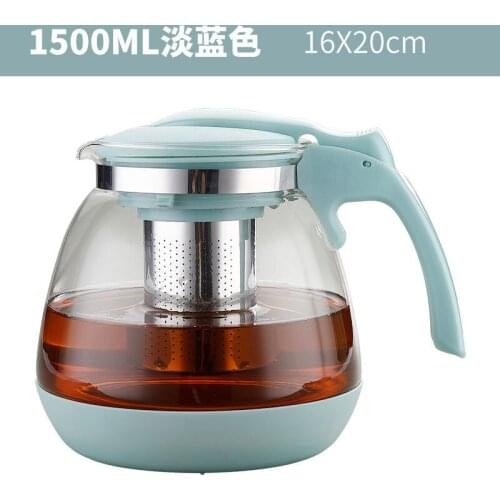 High quality Heat Resistant Glass Teapot Chinese kung fu Tea Set Puer Kettle Coffee Glass Maker Convenient Office Tea Pot