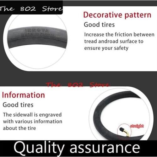 10 inch 10X1 1/4 inflatable Inner Tube with 0° Bent Valve fits E-scooter gas scooter ATV Pocket bike folding bicycle