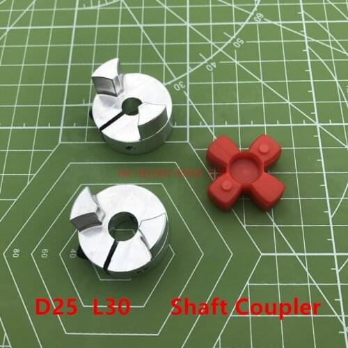 2021 New Sale Nickel Ball Bearing Bearing 1psc D25 L30 Cnc Jaw Shaft Coupler Flexible Spider Plum Coupling 4mm 5mm 12.7mm