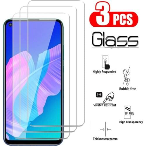 3PCS for Huawei P40 Lite 5G Tempered Glass Screen Protector on Hauwei Huwei P 40 Lite E Light P40lite Protective Glass Film