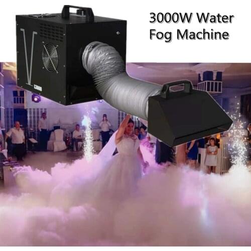 3000w wedding disco bar dj club smoke machine low fog smoke machine ground floor lying fog machine smoke water effect machine