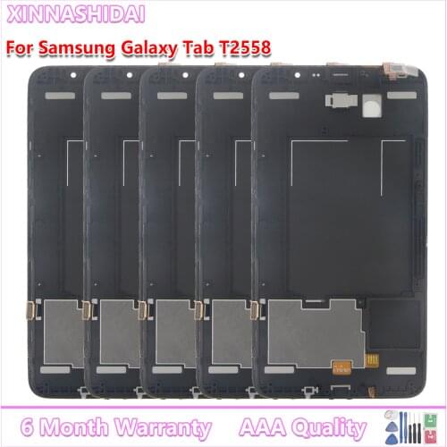 5pcs/For Samsung Galaxy T2558 LCD Display Touch Screen Digitizer Glass Sensor Replacement Assembly