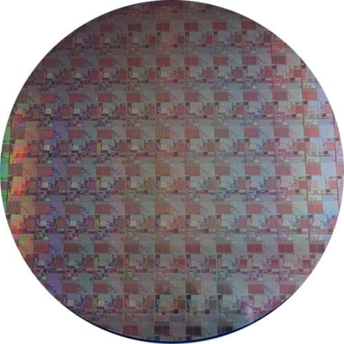 6/8/12 Inch Lithographic Circuit Chip Pattern Wafer Copper Pillar Solder Bumping