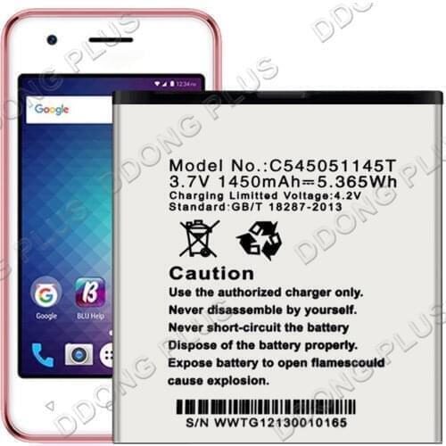 C545051145T Battery For BLU Dash Jr TV D141T D390X Battery Replacement Repair Part