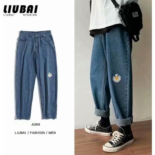 BANNAJI Mens Fashion Jeans