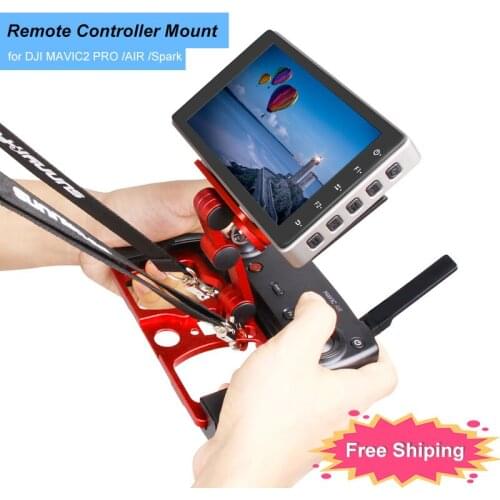Remote Controller Mount Smartphone Tablet CrystalSky Monitor Bracket Clip Holder Aluminum for DJI MAVIC2 PRO /AIR /Spark/ Drone