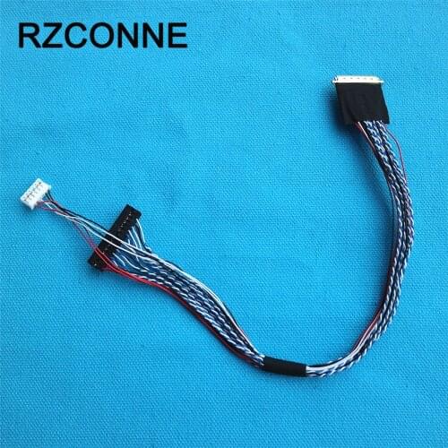 Double Six 40 Pins 0.5mm LVDS Cable FIX LED LCD Screen driver board connected screen wire