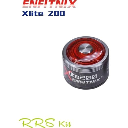 Enfitnix Xlite200 Led Warning Night Light Smart Tail Light Automatic Brake Rear Light Carbon Fiber Lightweight Ultra Bright