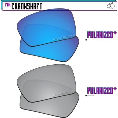 EZReplace Polarized Replacement Lenses for - Oakley Crankshaft Sunglasses - Sir P Plus-BluePPlus