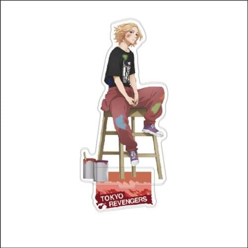 Anime Tokyo Revengers Figure Manjiro Ken Takemichi Hinata Atsushi Acrylic Stand Model Plate Desk Decor Standing Sign Fans Gift
