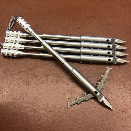 5/10PCS Shooting Hunting Fishing Darts Slingshot Accessories Powerful Deepwater Arrow Head Strong Magnetic Enlarge Widen Barbs