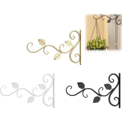 Flower Pot Rack Hanging Basket For Flower Pots Home Garden Decoration Iron Plant Wrought Display Stand Economic Flower Stand