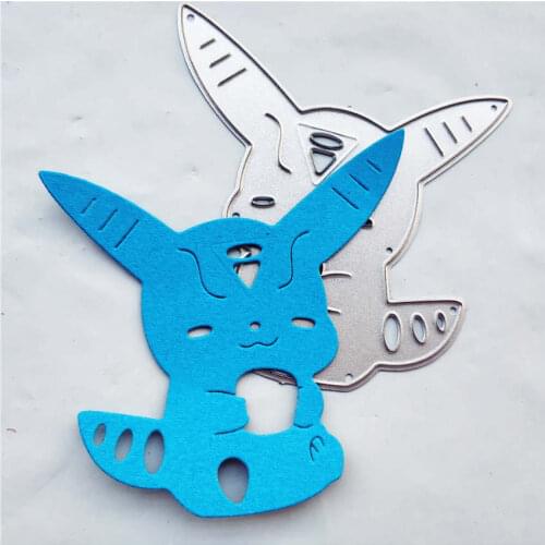 Metal Mouse drinking tea paper die cutting dies for Scrapbooking/DIY Easter wedding Halloween Easter card