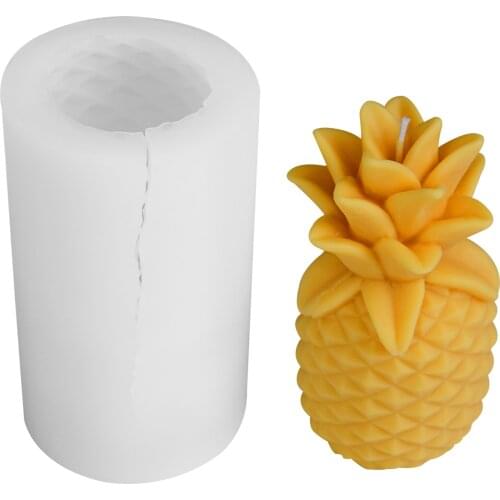 Multifunctional Pineapple Silicone Mold Creative Pineapple Candle Aromatherapy Gypsum Silicone Mold Household Cake Pudding Mold