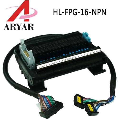 FPG-C32T2H relay module with 1M cable FP0 extends cell HL-FPG-16-NPN PLC control relay module DIN Rail relay module