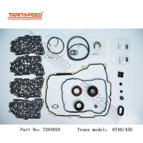Transpeed 6T40E 6T45E Transmission Rebuild Kit Overhaul Seals T20402A