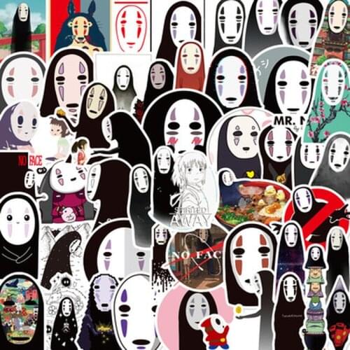 Spirited Away Anime Cartoon Miyazaki Hayao Spirited Away Stickers for Refrigerator Car Helmet Gift Notebook Stationery Sticker