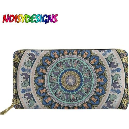 NOISYDESIGNS French Bulldog Art Print 2020 Leather Women Wallets Lady Zipper Coin Purse Money Cards ID Holder Bags Purses Pocket