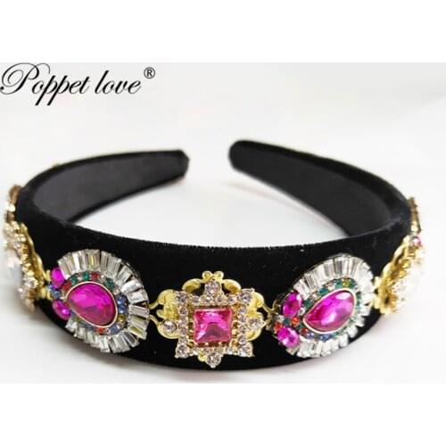 New Fashion Simple Design Flower Shape Tiaras Accessories Top Crystal Crowns Jewelry for Women Bridal Bijoux Femme Hairband