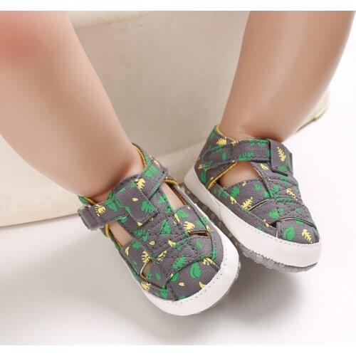 Baby Shoes For Newborn Print Anchor Pattern Infant Toddler Soft Sole Shoes Canvas Sokken New Arrival First Walker For 0-18M