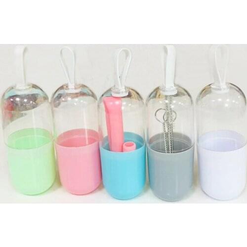 Portable Multipurpose Silicone Folding Drinking Straw Storage Box Capsule Box Data Line Storage Earphone Cable Jewelry Organizer