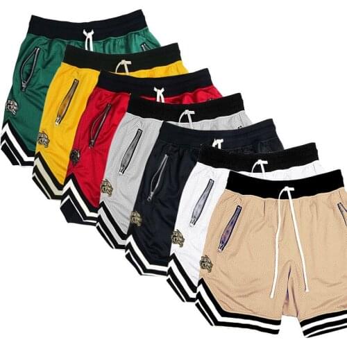 Brand Shorts Mens Bodybuilding Fast Dry Boardshorts Joggers Knee Length Sweatpants Summer Male Gyms Fitness Workout Beach Short