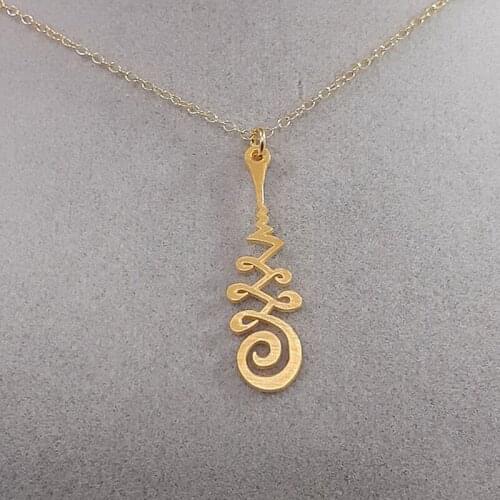 Unalome, Lotus Necklace,Hippie Necklace,Bohemian Necklace,Silver Plated Pendant Necklace