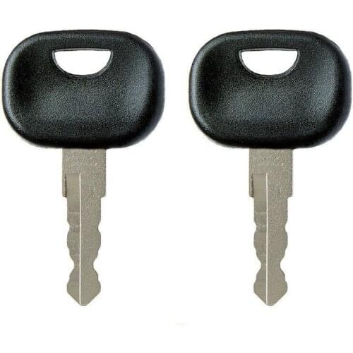 2pc Ignition Keys for Volvo Wheel Loaders For John Deere Equipment #RE183935 202