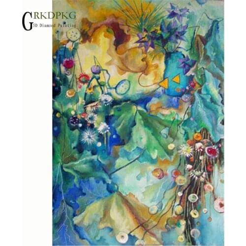 GRKDPKJ 5d diamond painting flower patter full square diamond embroidery Cross stitch pictures of rhinestones Wedding decoration